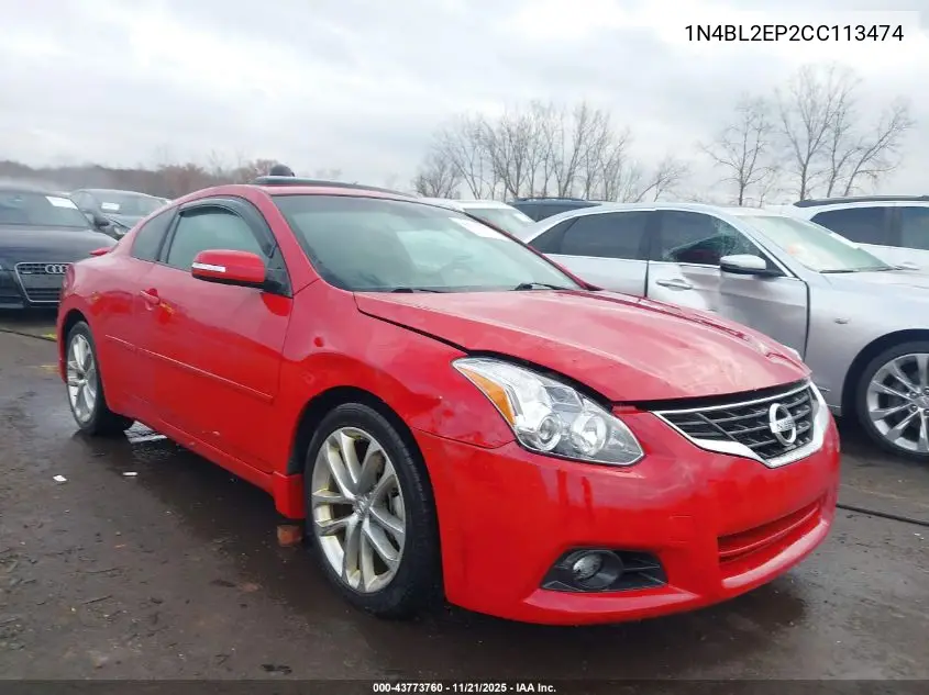 1N4BL2EP2CC113474 2012 Nissan Altima 3.5 Sr