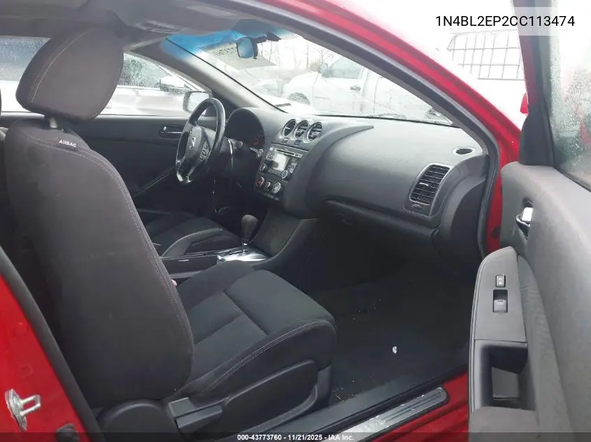 1N4BL2EP2CC113474 2012 Nissan Altima 3.5 Sr