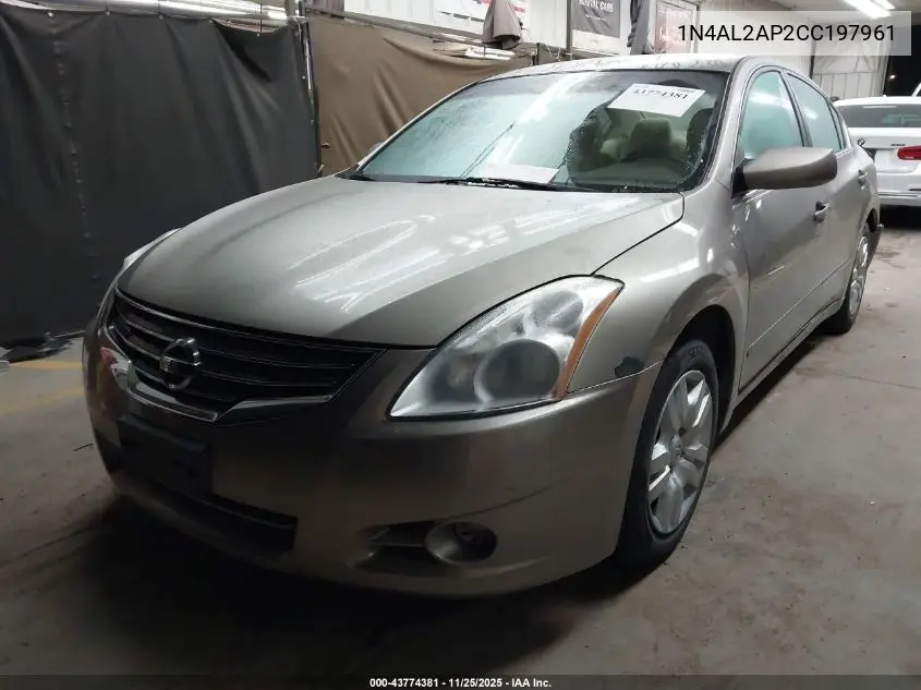 1N4AL2AP2CC197961 2012 Nissan Altima 2.5 S
