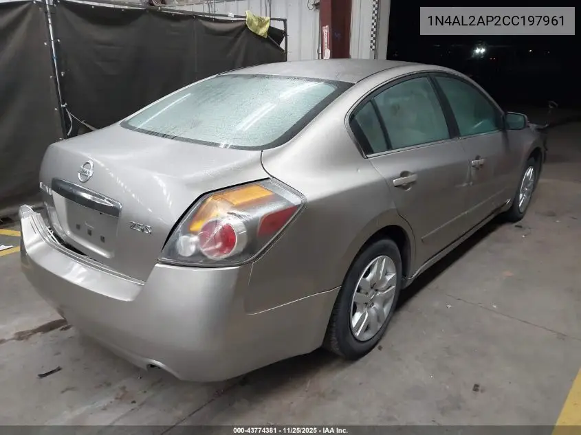 1N4AL2AP2CC197961 2012 Nissan Altima 2.5 S