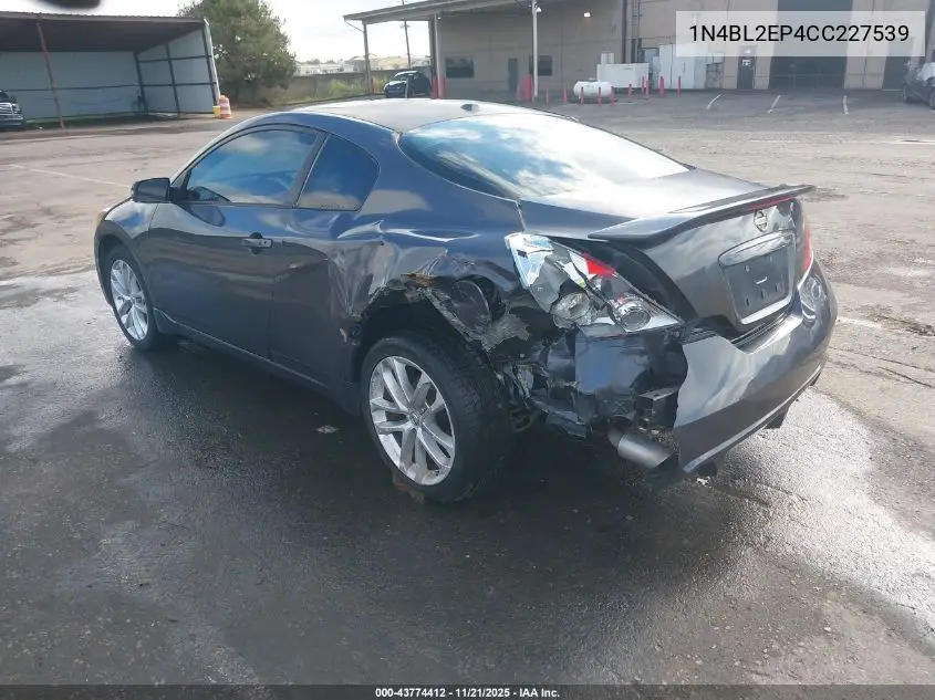 1N4BL2EP4CC227539 2012 Nissan Altima 3.5 Sr