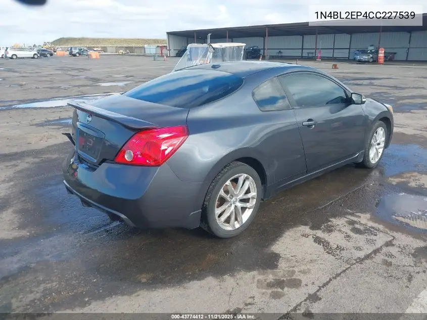 1N4BL2EP4CC227539 2012 Nissan Altima 3.5 Sr