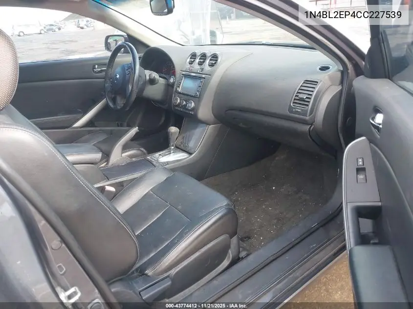 1N4BL2EP4CC227539 2012 Nissan Altima 3.5 Sr