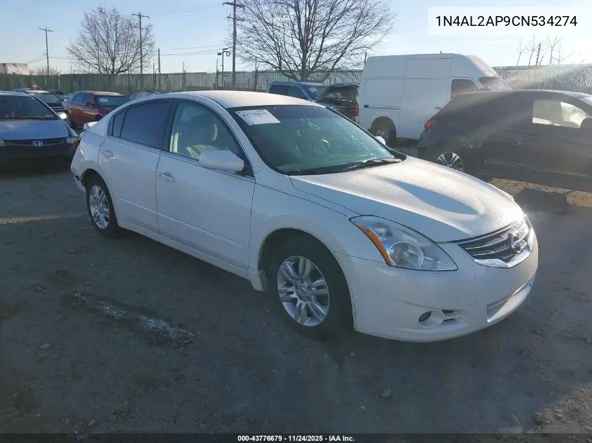 1N4AL2AP9CN534274 2012 Nissan Altima 2.5 S