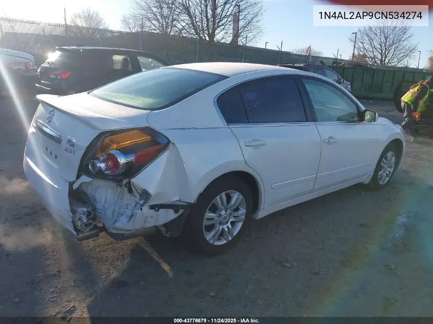 1N4AL2AP9CN534274 2012 Nissan Altima 2.5 S