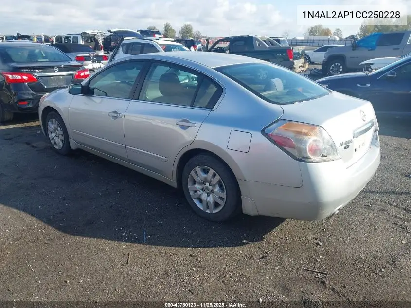 1N4AL2AP1CC250228 2012 Nissan Altima 2.5 S