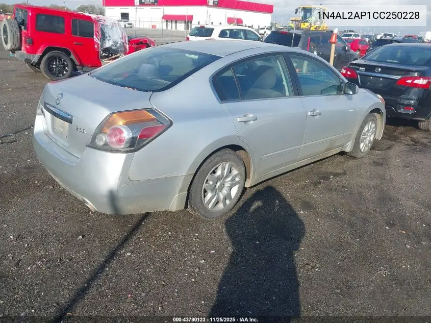 1N4AL2AP1CC250228 2012 Nissan Altima 2.5 S