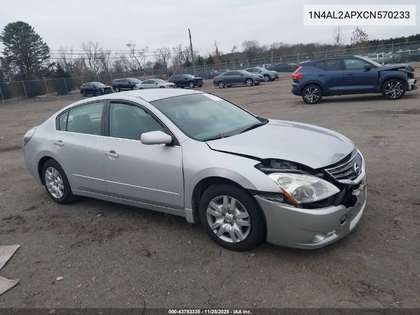1N4AL2APXCN570233 2012 Nissan Altima 2.5 S