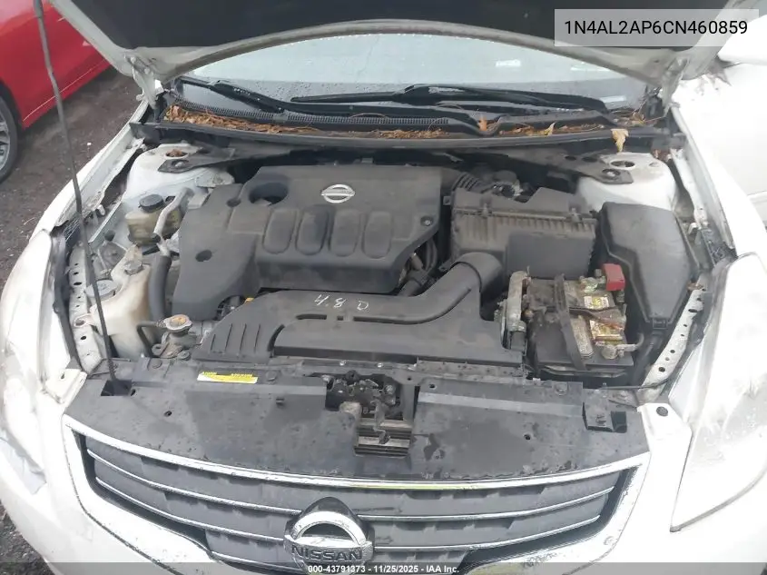 1N4AL2AP6CN460859 2012 Nissan Altima 2.5 S