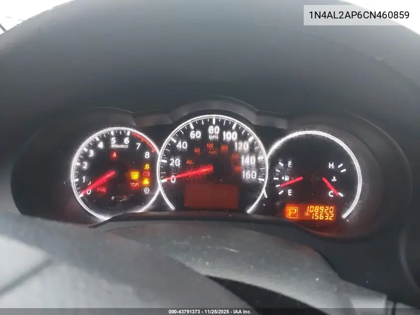 1N4AL2AP6CN460859 2012 Nissan Altima 2.5 S