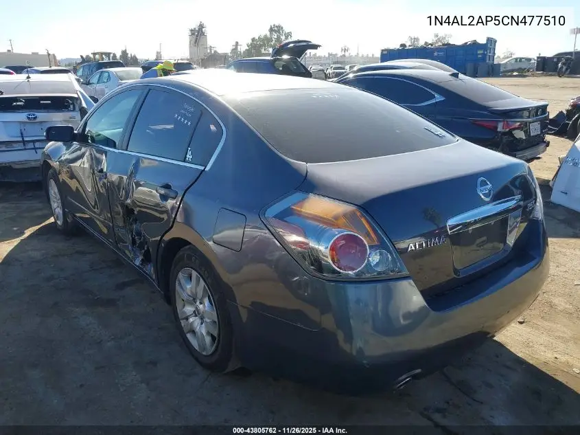1N4AL2AP5CN477510 2012 Nissan Altima 2.5 S