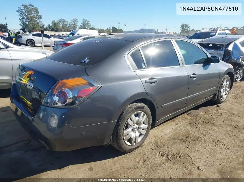 1N4AL2AP5CN477510 2012 Nissan Altima 2.5 S
