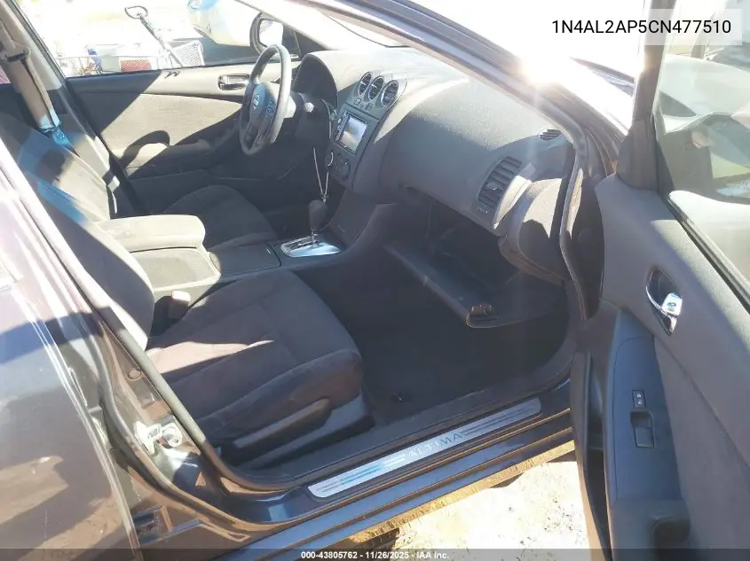 1N4AL2AP5CN477510 2012 Nissan Altima 2.5 S