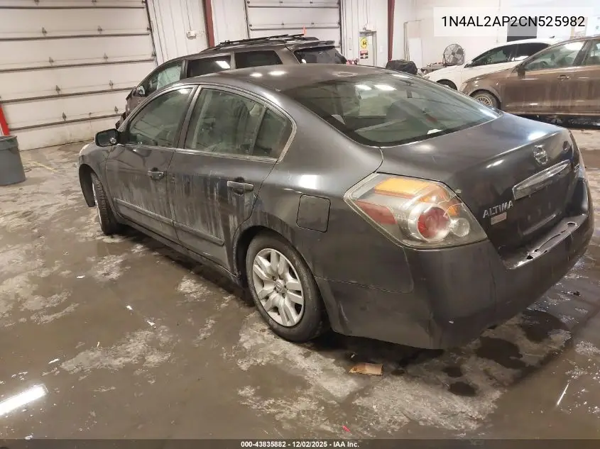 1N4AL2AP2CN525982 2012 Nissan Altima 2.5 S