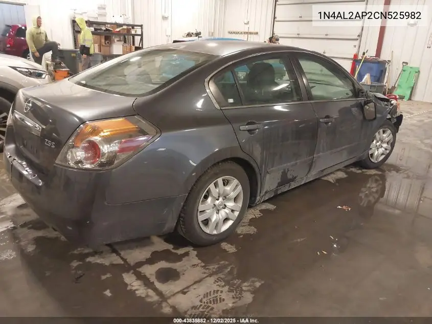 1N4AL2AP2CN525982 2012 Nissan Altima 2.5 S