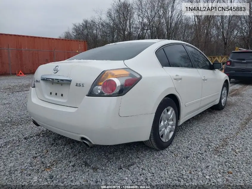1N4AL2AP1CN545883 2012 Nissan Altima 2.5 S