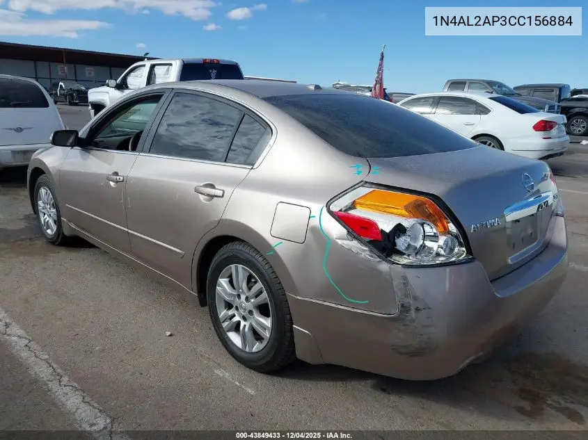 1N4AL2AP3CC156884 2012 Nissan Altima 2.5 S
