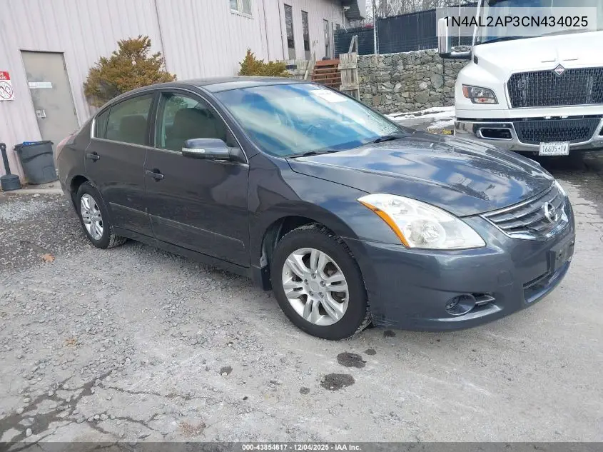 1N4AL2AP3CN434025 2012 Nissan Altima 2.5 S