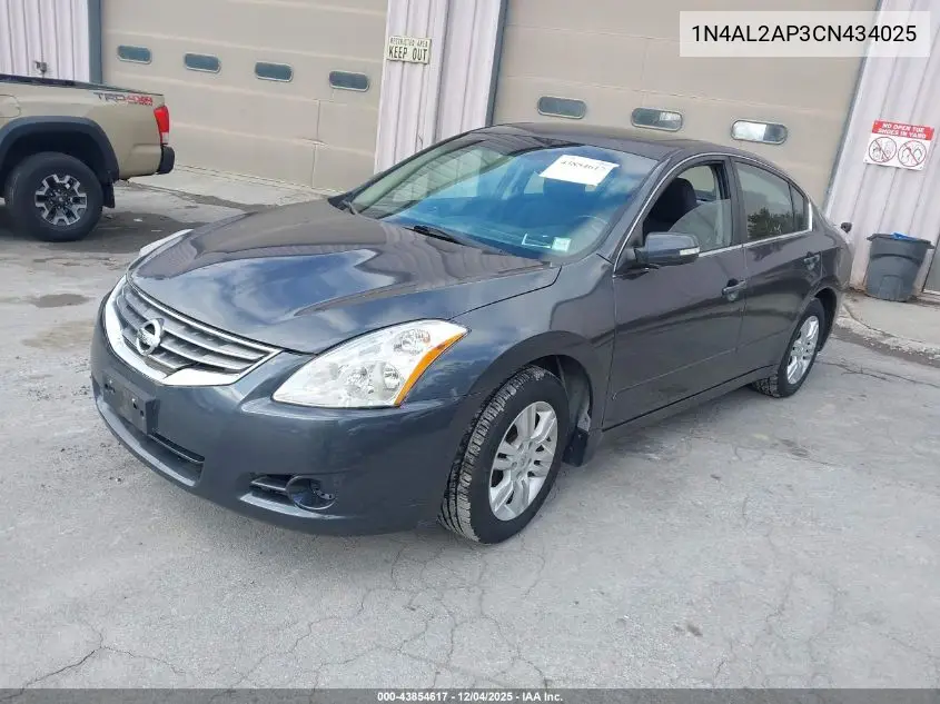 1N4AL2AP3CN434025 2012 Nissan Altima 2.5 S