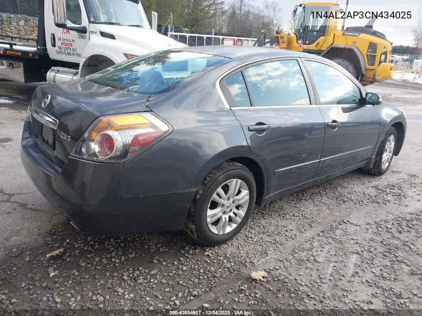 1N4AL2AP3CN434025 2012 Nissan Altima 2.5 S