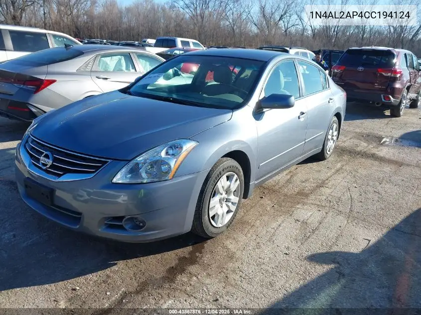 1N4AL2AP4CC194124 2012 Nissan Altima 2.5 S