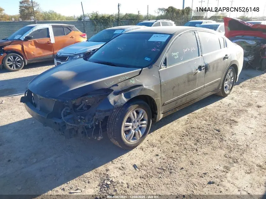 1N4AL2AP8CN526148 2012 Nissan Altima 2.5 S