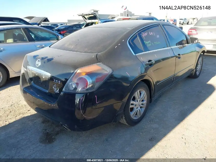 1N4AL2AP8CN526148 2012 Nissan Altima 2.5 S