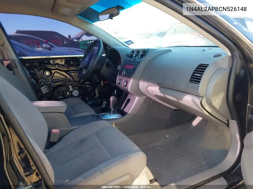 1N4AL2AP8CN526148 2012 Nissan Altima 2.5 S