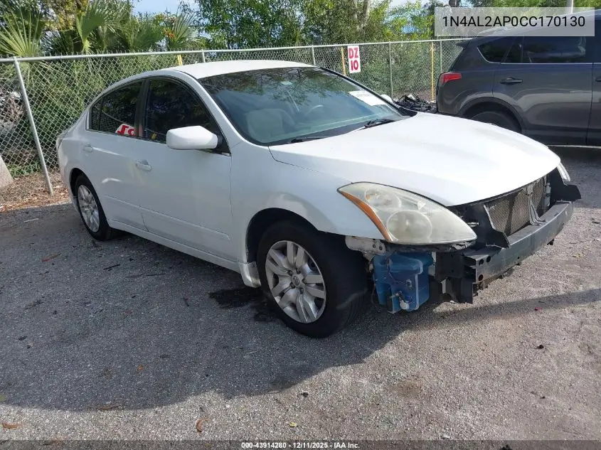1N4AL2AP0CC170130 2012 Nissan Altima 2.5 S