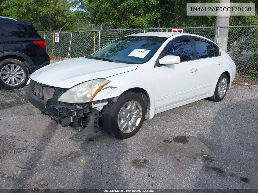 1N4AL2AP0CC170130 2012 Nissan Altima 2.5 S