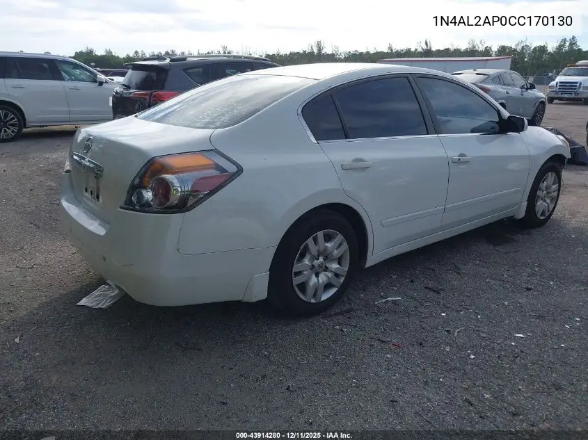 1N4AL2AP0CC170130 2012 Nissan Altima 2.5 S