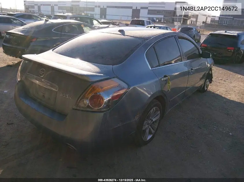 1N4BL2AP2CC149672 2012 Nissan Altima 3.5 Sr