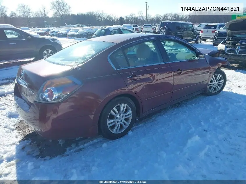 1N4AL2AP7CN441821 2012 Nissan Altima 2.5 S