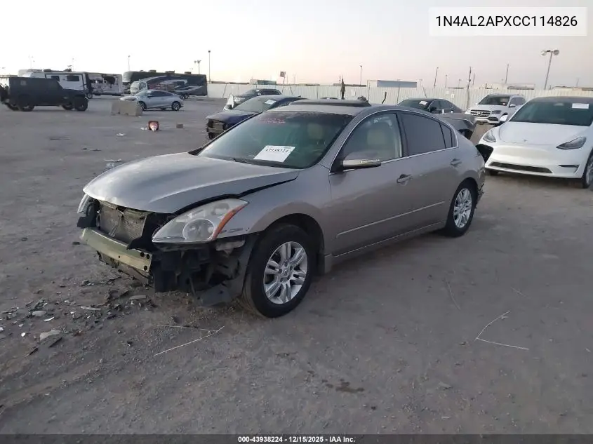 1N4AL2APXCC114826 2012 Nissan Altima 2.5 S