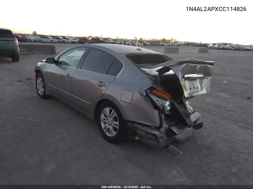 1N4AL2APXCC114826 2012 Nissan Altima 2.5 S