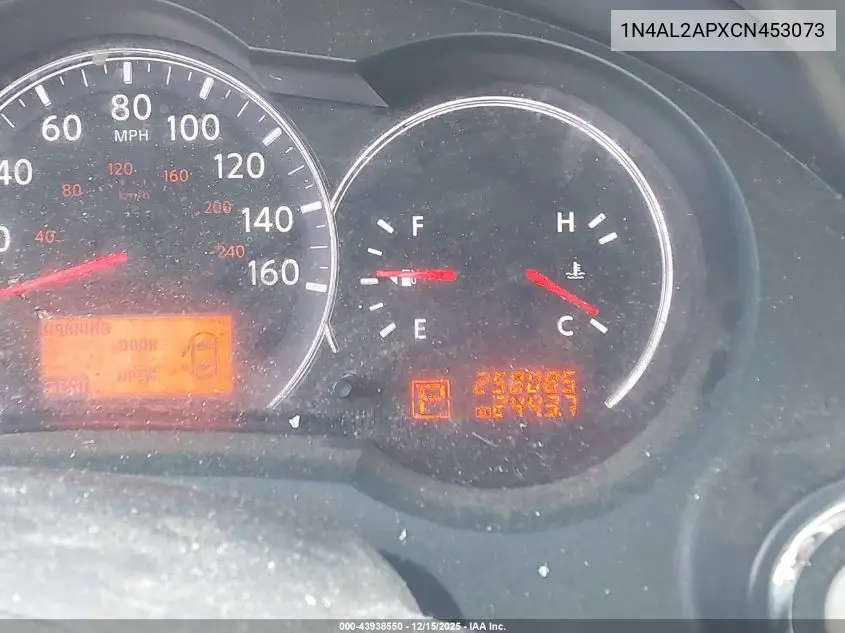 1N4AL2APXCN453073 2012 Nissan Altima 2.5 S