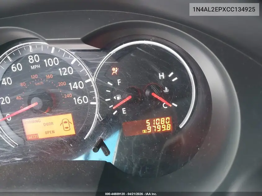 1N4AL2EPXCC134925 2012 Nissan Altima 2.5 S