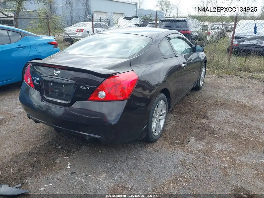 1N4AL2EPXCC134925 2012 Nissan Altima 2.5 S