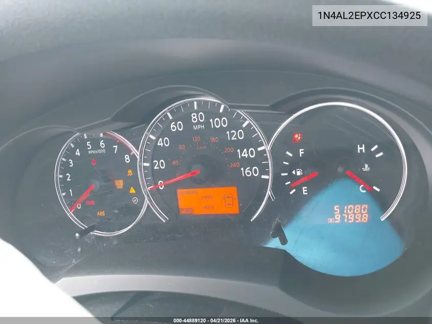 1N4AL2EPXCC134925 2012 Nissan Altima 2.5 S