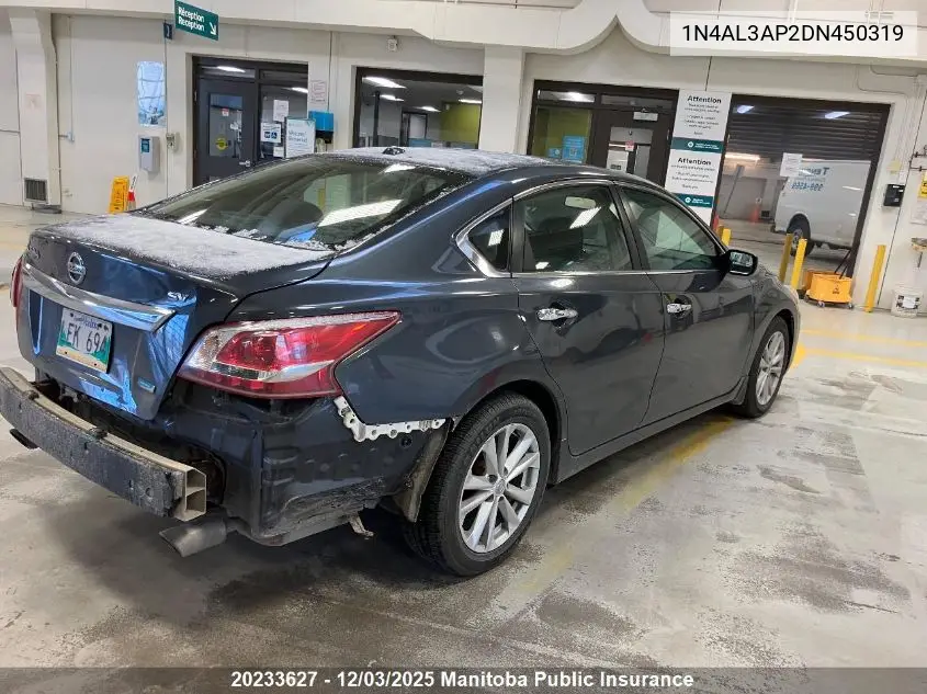 1N4AL3AP2DN450319 2013 Nissan Altima 2.5 Sv