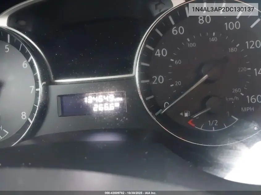 1N4AL3AP2DC130137 2013 Nissan Altima 2.5 Sv
