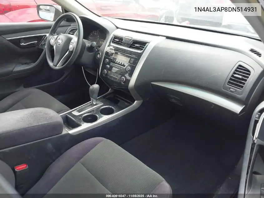 1N4AL3AP8DN514931 2013 Nissan Altima 2.5 S