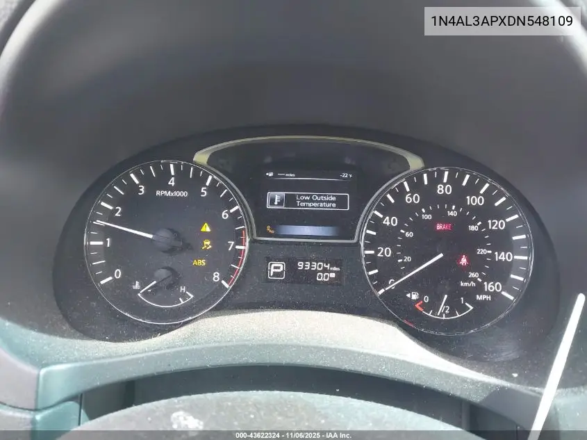 1N4AL3APXDN548109 2013 Nissan Altima 2.5 Sl