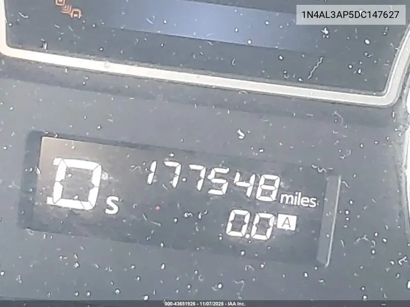 1N4AL3AP5DC147627 2013 Nissan Altima 2.5 Sl