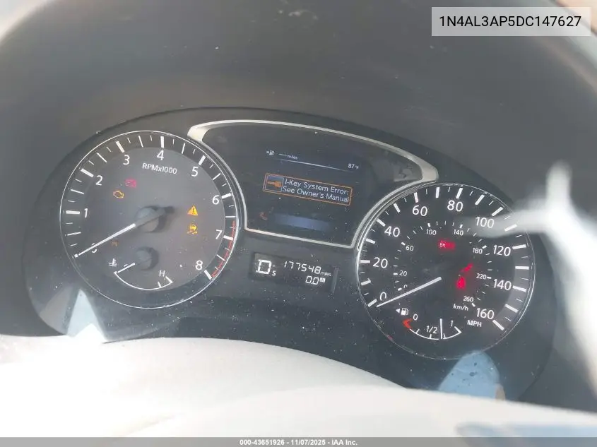 1N4AL3AP5DC147627 2013 Nissan Altima 2.5 Sl