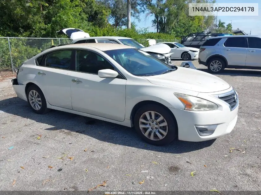 1N4AL3AP2DC294178 2013 Nissan Altima 2.5 S