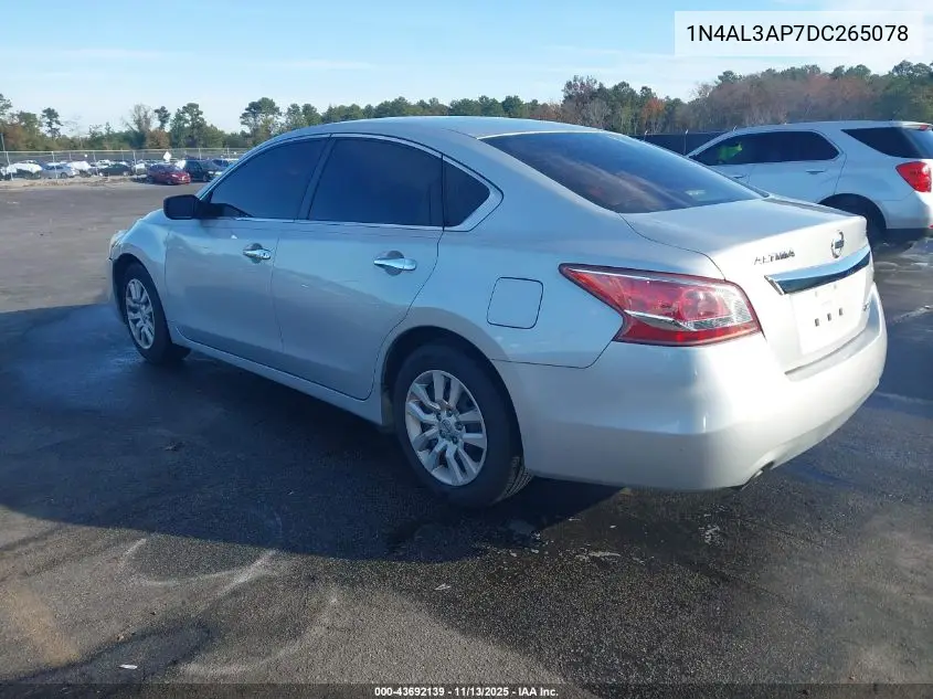 1N4AL3AP7DC265078 2013 Nissan Altima 2.5 S