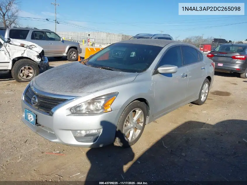 1N4AL3AP2DC265098 2013 Nissan Altima 2.5 Sv