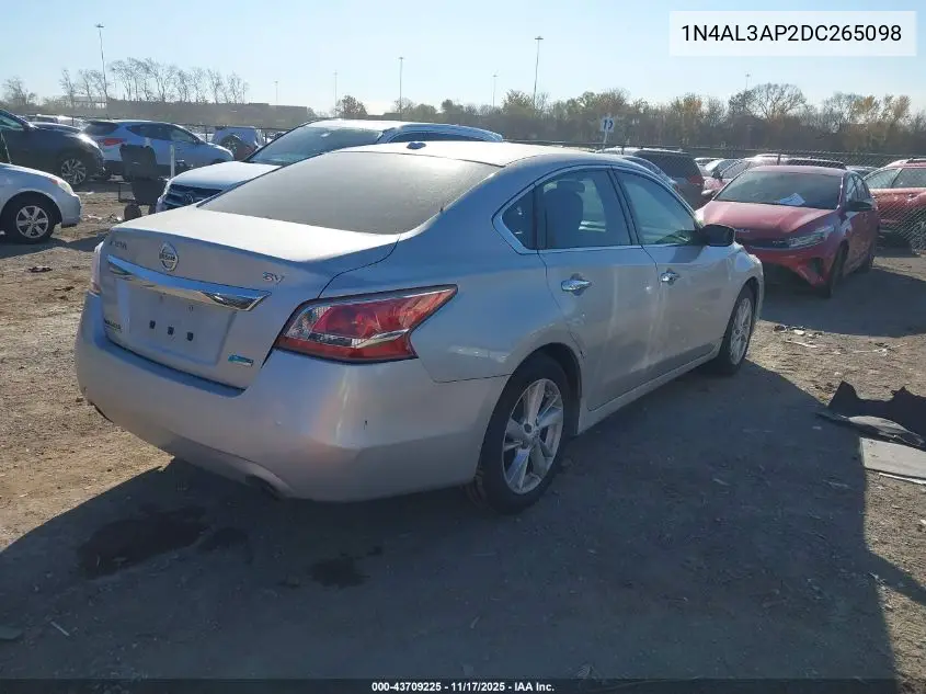 1N4AL3AP2DC265098 2013 Nissan Altima 2.5 Sv