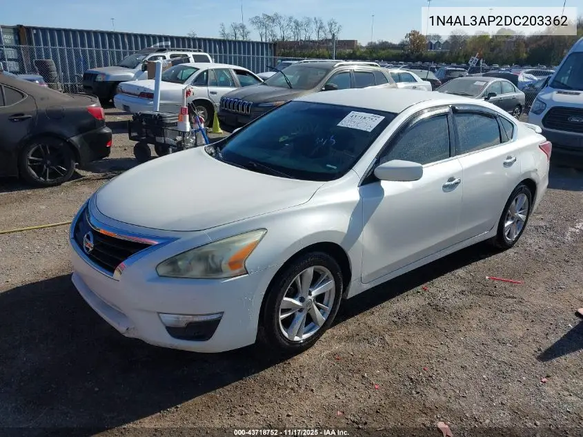 1N4AL3AP2DC203362 2013 Nissan Altima 2.5 Sv